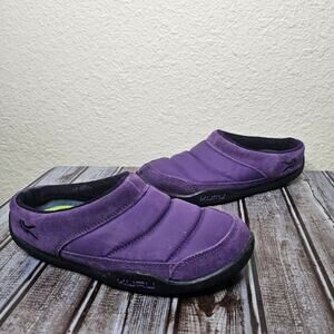 Kuru Purple Draft plantar fasciitis slipper mules size 7 women's